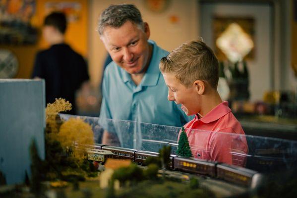 See the model trains at the Rappahannock Railroad Museum in Spotsylvania County, VA