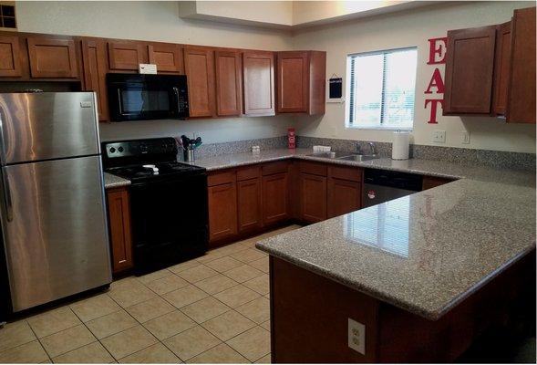 Nice brand new kitchens in most of our homes!