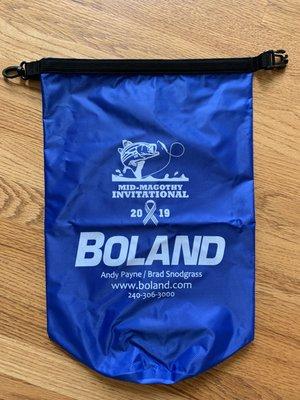 Custom water tight bag