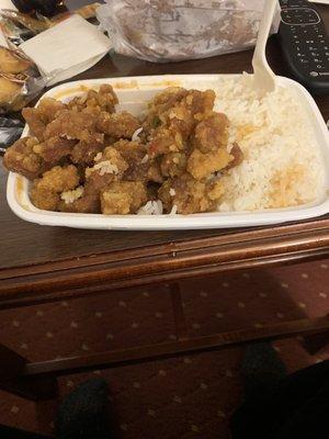 S13. General Tso's Chicken-  IT HAD NO SAUCE!!