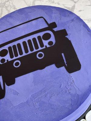 Jeep 16 birthday cake.