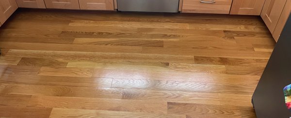 Kitchen floor after 3 years