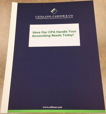 Catalano, Caboor & Co. full service CPA firm providing tax, audit and accounting services nationwide www.catboor.com