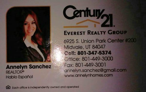 Annelyn Sanchez - Century 21 Everest Realty Group