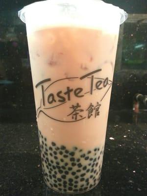 The most popular drink in the shop. MINI TAPIOCA MILK TEA