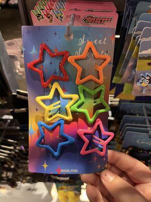 Star hair clips