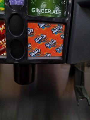 They have Tropicana Twister Orange soda. Rare and very hard to find. This is only my fouth time seeing it in the past 10 years or so.