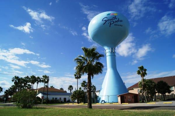 Next to SPI watertower