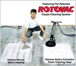 Don't settle for Wand cleaning. Insist on the Rotovac.