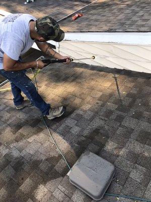 Power Washing House Siding