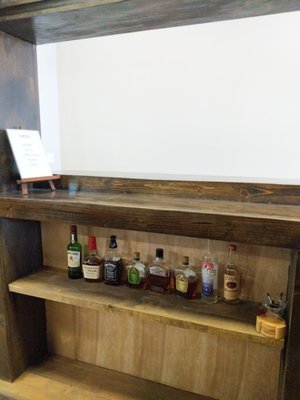 Mini bar available while you wait