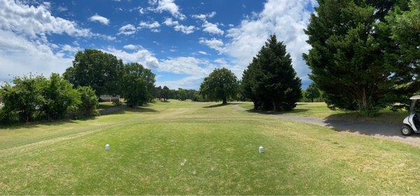 Nice day for a round of golf.