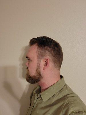 Side view haircut