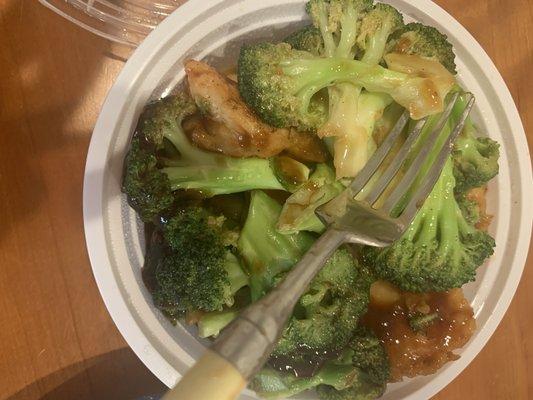 S8. Shrimp with Broccoli - small $11