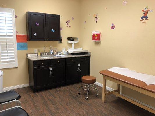 One of our many exam rooms