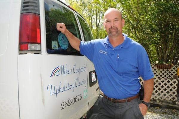 Mike Nuelle- Owner of Mike's Carpet & Upholstery Cleaning