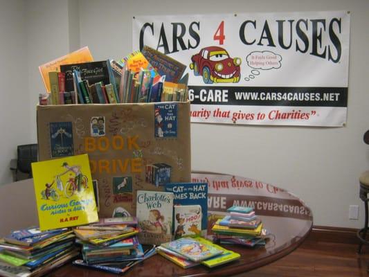 Cars 4 Causes Book Drive