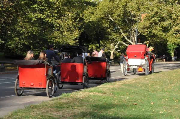 Free 60min pedicab ride with purchase of photo shoot.