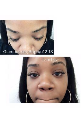 Glamour set/cateye shape /c12 13