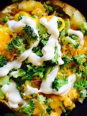 Cheese and Broccoli Spud