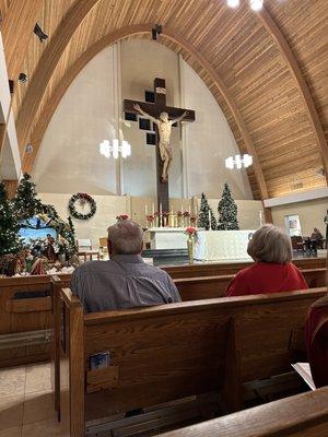 Altar and Crucifix