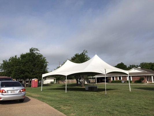 20x40 Tents available for rent!