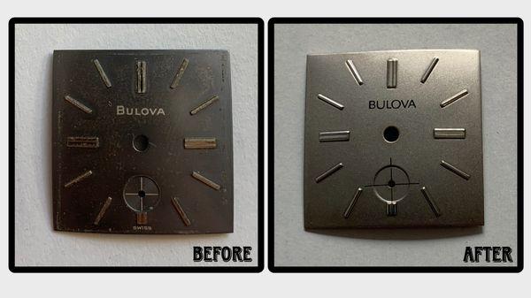 Bulova SIlver Refinish