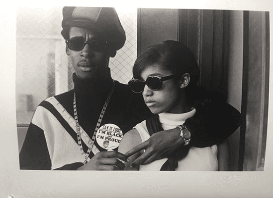 A test print for Nacio Jan Brown. "High School students, San Francisco 1968". 12x18" with Piezography Selenium inks.