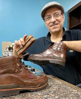 Shoes restoration #westlakeshoerepair #expertcobbler