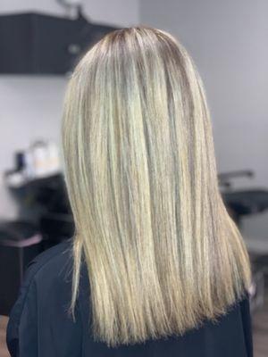 Highlight, color and haircut by salda