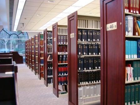 Federal collection inside of the Main Branch- Victor Miceli Law Library