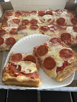 Sicilian pizza