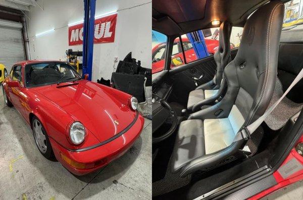 They brought this old timer Carrera in for a Seat change! part of the extensive work we do here at Sick Car Heaven.