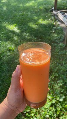 Raw Carrot Fresh smoothies