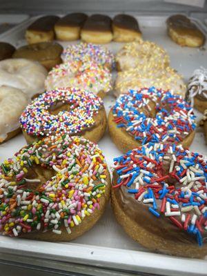 Fresh Donuts on National Donut Day