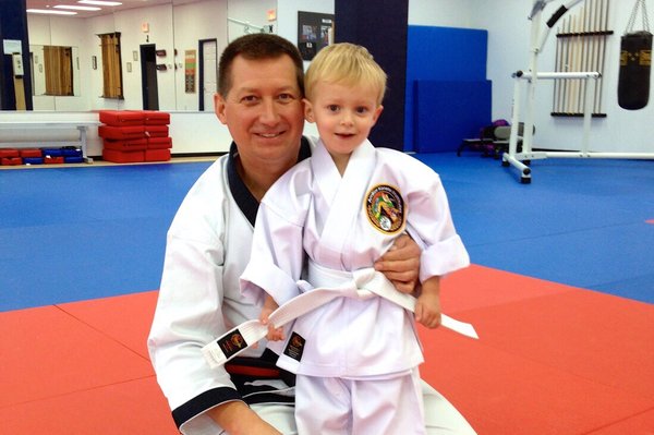 Master Brian Matys and his son Zachary