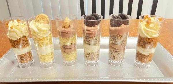 Dessert Shooters -lots of  different flavors.