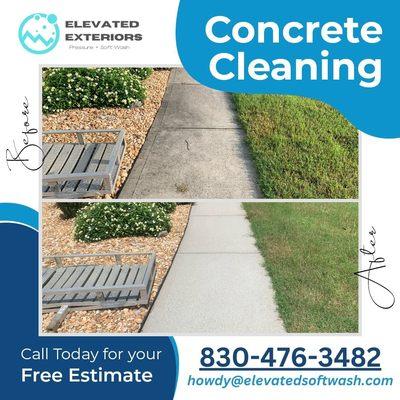 Concrete cleaning