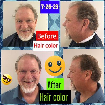 Men's Hair color/ Natural looking