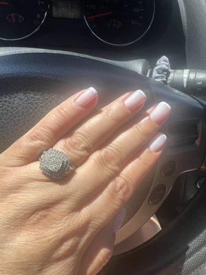 Beautiful french mani gel