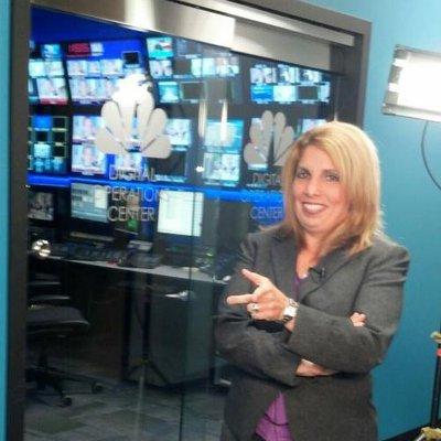 Dr. Sue on the production studio of NBC 10 Philadelphia.