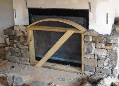 Fireplace build