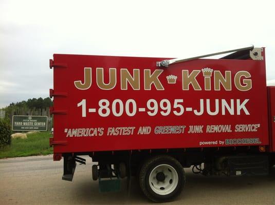 Junk King at the Raleigh Yard Waste Recycling Center