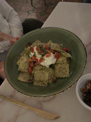 Their Pesto Ravioli