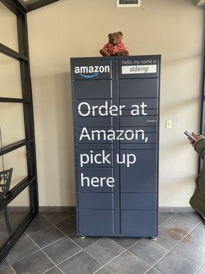 Amazon box in foyer