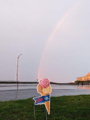 Follow the Rainbow to the best ice cream on Nantasket Beach!