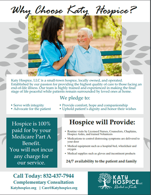 Katy Hospice, LLC Brochure