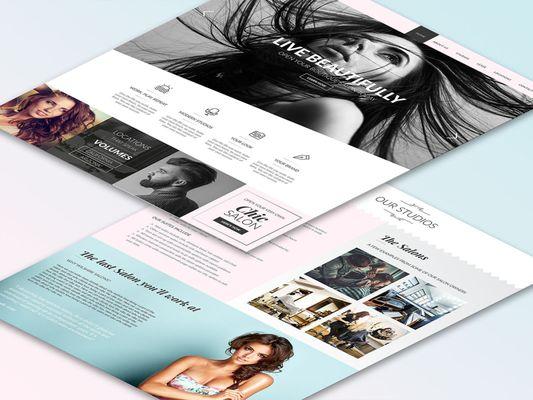 Web Design for Wilshire Salons Beauty Salon!