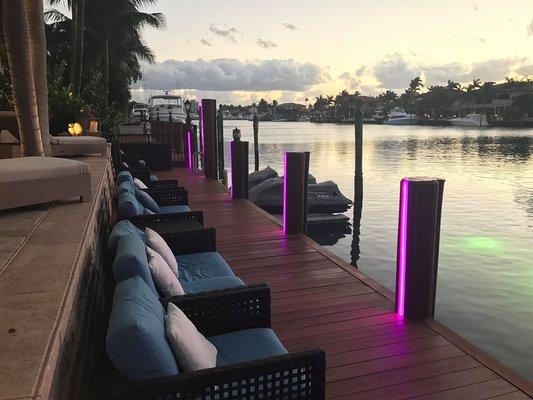 Custom dock lighting