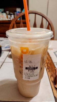 Large French Vanilla Iced Coffee